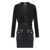 Elisabetta Franchi ELISABETTA FRANCHI BLACK CARGO DRESS WITH BELT Black