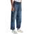 Valentino Garavani Wide-Legged Cropped Jeans With A Relaxed MEDIUM BLUE DENIM