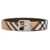 Burberry Reversible B Buckle Check Belt SAND/MILITARY/SILVER