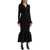 Self-Portrait "Knit Midi Dress With Button Detailing BLACK