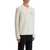 Casablanca Woolen Polo-Style Pullover WHITE