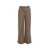 8PM Faux leather cargo pants  Brown