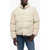 MAGLIANO Solid Color Down Jacket With Front Buttoning Beige