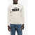 ERL Chenille Crew-Neck Sweater With Ribbed Edge Beige