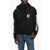 SKY HIGH FARM Cotton Hoodie With Patch Pocket Black