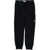 Fendi Fleeced-Cotton Joggers Black