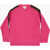 Fendi Virgin Wool Crew-Neck Sweater With Side Monogram Pink