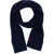 Ralph Lauren Wool Scarf With Embroidered Logo Blue