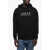 KIDSUPER Fleeced- Cotton Hoodie With Embroidery Black