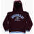 Burberry Kids Cotton Hoodie With Patch Pocket Burgundy