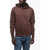 LES DEUX Solid Color Hoodie With Patch Pocket Brown