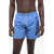 Alexander McQueen Nylon Swim Shorts With Printed Logo Blue