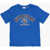 Burberry Kids Printed Cotton Crew-Neck T-Shirt Blue