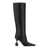 JACQUEMUS 'Les Bottes Bisou' Black Boots With Geometric Heel In Leather Woman Black