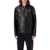 Valentino Garavani Valentino Garavani Hooded Leather Bomber Black