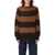 YMC Ymc Stripes Shetland Sweater BROWN STRIPE