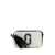 Marc Jacobs Marc Jacobs White Leather The Snapshot Crossbody Bag Black