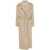 ROHE Róhe Belted Trench Coat With Double Collar Clothing Beige