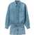 Alexander Wang Alexander Wang Long Sleeve Prestyle Mini Shirt Dress Clothing BLUE