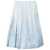 Self-Portrait Self-Portrait Blue Satin Midi Skirt Clothing BLUE