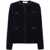 Self-Portrait Self-Portrait Navy Embellished Knit Cardigan Clothing NAVY