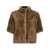 Betta Corradi Betta Corradi Brown Short-Sleeve Fur Coat BROWN