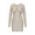 COPERNI Coperni Twisted Cut-Out Mini Dress Beige