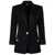 Balmain Balmain Wool Single-Breasted Blazer Jacket Black