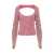 CORMIO Cormio Round Neck Cardigan PINK