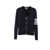 Thom Browne Thom Browne 4Bar Wool Cardigan BLUE