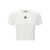 Fendi Fendi 'Fendi' Cropped T-Shirt WHITE