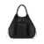 Hogan Hogan Black Script Medium Shopping Bag Black