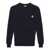 MAISON KITSUNÉ Maison Kitsuné Blue Cotton Sweatshirt INK BLUE