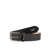 Paul Smith Paul Smith Black Leather Belt With Colored Stitching Black