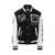 Off-White Off-White Lea Varsity Jacket In Wool And Leather Black