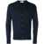 John Smedley John Smedley Petworth Cardigan Fashioned Vn Ls Clothing BLUE