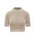 Palm Angels Palm Angels Pa Top In Jacquard Beige