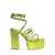 Paris Texas Paris Texas Evita Platform Sandal GREEN