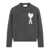 AMI Paris AMI Paris Ami De Coeur Wool Sweater GREY