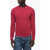 KIKO KOSTADINOV Virgin Wool Crew-Neck Sweater With Embroidery Red