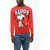 Mc2 Saint Barth Peanuts Wool Blend Crew-Neck Sweater With Embroidery Red