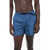 Nike Solid Color Swim Shorts With Industrial Belt Blue