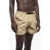 Nike Solid Color Cargo Swim Shorts With Industrial Belt Beige