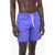 Nike Nylon Swim Shorts With Printed Logo Blue