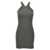 COURRÈGES 'Criss Cross 90's Mini' dress Gray