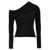 COURRÈGES 'Twist Rib Knit' sweater Black