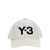 Y-3 Logo printed cap White