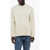 STUDIO NICHOLSON Cotton Blend Oversized Fit Crew-Neck Sweater Beige