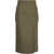 Alexander McQueen Midi Skirt MILITARY GREEN