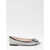 Roger Vivier Tweed Gommettine Ballerinas WHITE